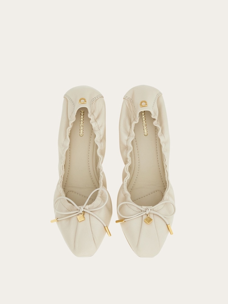 Elasticated ballet flat - Image 3